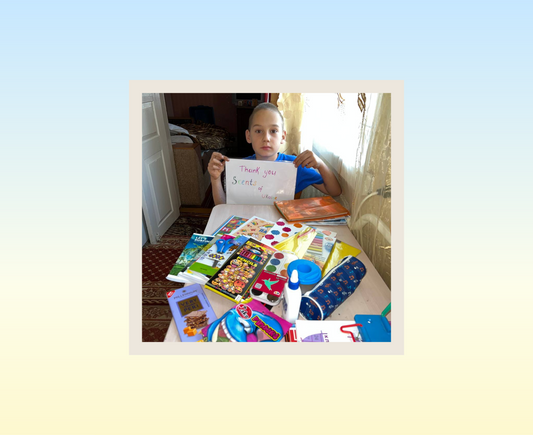School supply kits for children in Ukraine
